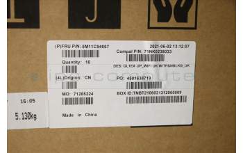 Lenovo 5M11C94667 MECH_ASM FRU MECH_ASM C c w/TP&NBLKB_UK