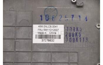 Lenovo 5M11D12007 MECH_ASM NoWW C-Cvr+EURO ENG KB ASM,CHY