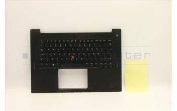 Lenovo 5M11D12143 C-Cover with keyboard,Danish,Backlight,FingerPrint Reader,WWAN