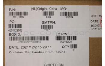 Lenovo 5M11F24182 MECH_ASM FRU KB w/Cc ENG(Chi)FPR US BK