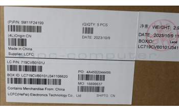 Lenovo 5M11F24199 MECH_ASM FRU KB w/Cc IND ENG(Lit)US BK