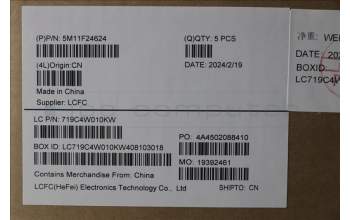 Lenovo 5M11F24624 MECH_ASM KBD/C NORDIC BKLT (SUN) UKBK