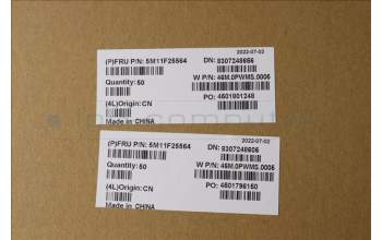 Lenovo 5M11F25564 MECH_ASM FRU Power Button No FPR Black