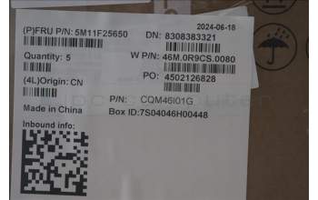 Lenovo 5M11F25650 C-Cover with keyboard, Nordic, Black, UK