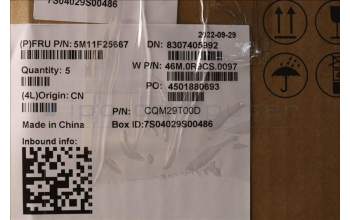 Lenovo 5M11F25667 C-Cover with keyboard, Switzerland, Black, WLAN, UK