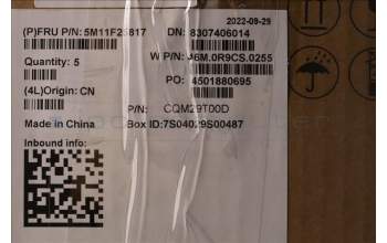 Lenovo 5M11F25817 MECH_ASM KBD EURO_ENG w/CCov,WFC Chicony