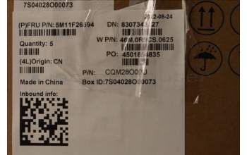 Lenovo 5M11F26594 C-Abdeckung mit Tastatur, Englisch (GB), Schwarz, Hintergrundbeleuchtung, WWAN