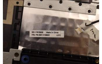 Lenovo 5M11F26622 MECH_ASM KB w/Ccvr LA SPA BKLT-CHY UK BK