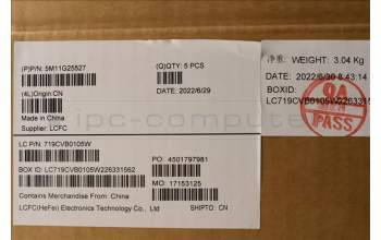 Lenovo 5M11G25527 MECH_ASM KBw/Ccvr ENG BKLT-CHY US BK