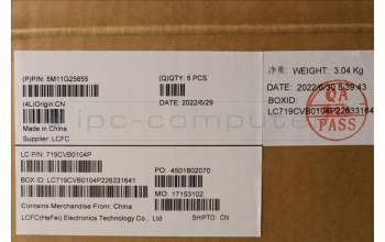 Lenovo 5M11G25855 MECH_ASM KBw/Ccvr BRL BKLT-CHY FP UK BK