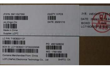 Lenovo 5M11G27290 MECH_ASM KB CCov JPN BKLT Chicon BK