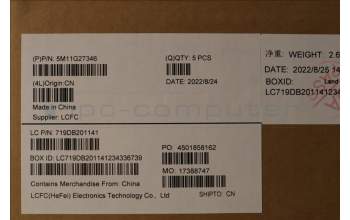 Lenovo 5M11G27346 MECH_ASM KB CCov SLV BKLT Chicon BK