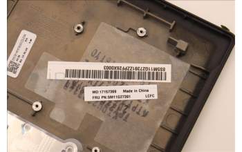 Lenovo 5M11G27391 C-Cover with keyboard,UK English,Black,Backlight