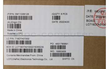 Lenovo 5M11G56128 MECH_ASM CS21 2bCP,Glass,GRY,SUN