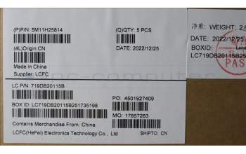 Lenovo 5M11H25814 MECH_ASM KB CCov ARA BKLT Chicon WW BK