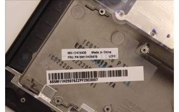 Lenovo 5M11H25976 MECH_ASM KB CCov LA SPA BKLT Sunre WW BK