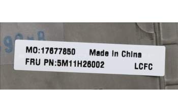 Lenovo 5M11H26002 MECH_ASM KB CCov RBKLT Chicon WW BK
