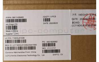 Lenovo 5M11H26483 MECH_ASM KBCVR ENG BKLT(SRX)FPR US SR