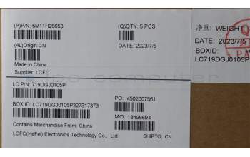 Lenovo 5M11H26653 MECH_ASM KBCVR IND ENG BKLT(PMX)FPR USSR