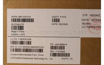 Lenovo 5M11H27310 MECH_ASM KBD Cc BUL BKLT(CHY) UK BK