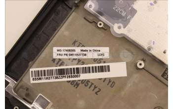 Lenovo 5M11H27738 MECH_ASM KBD Cc SPA BKLT(CHY) UK WWBK