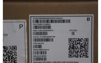 Lenovo 5M11H28823 MECH_ASM ASSY-SUB-CHASSIS-Manta