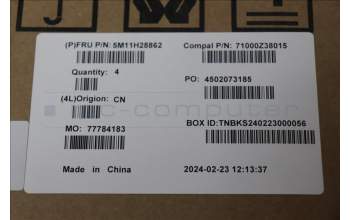 Lenovo 5M11H28862 MECH_ASM MIDDLE_FRAME_ASSY_NT_LUNA_GREY