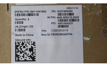Lenovo 5M11H41662 MECH_ASM WLAN C-Cvr+GER KB ASM,CHY