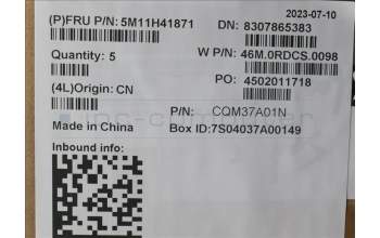 Lenovo 5M11H41871 MECH_ASM WW C-Cvr+EURO ENG KB ASM,LTN