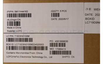 Lenovo 5M11H44163 MECH_ASM GRP KBD BZL,JPN,WL,DB,CHY