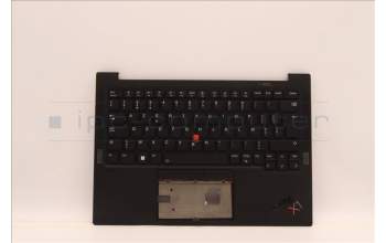 Lenovo 5M11H44355 C-Cover with keyboard,Belgian,Deep Black,Backlight,WWAN