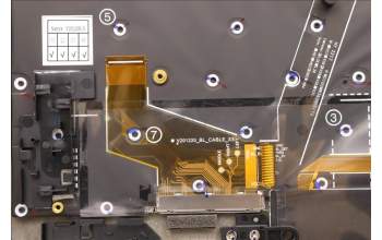 Lenovo 5M11H44355 C-Cover with keyboard,Belgian,Deep Black,Backlight,WWAN