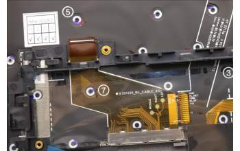 Lenovo 5M11H45870 MECH_ASM KBD BZL,WW,GY,SRX,CZE/SLK