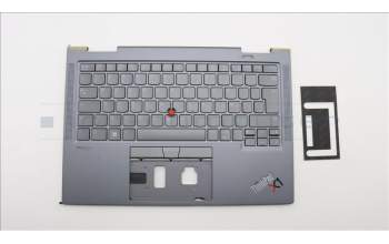 Lenovo 5M11H45878 MECH_ASM KBD BZL,WW,GY,SRX,FRA