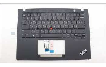 Lenovo 5M11H52274 C-Cover with keyboard, Ukraine, Black, Backlight, WWAN, US