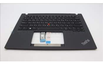 Lenovo 5M11H52274 C-Cover with keyboard, Ukraine, Black, Backlight, WWAN, US