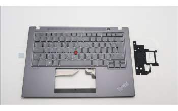 Lenovo 5M11H52277 MECH_ASM KBD Cc 058FRA BKLT(CHY) UK GY
