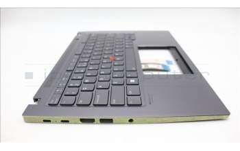 Lenovo 5M11H52333 MECH_ASM KBD Cc EURO ENG BKLT(TRA)US GY