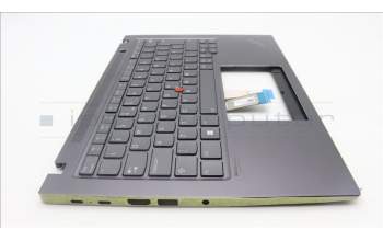 Lenovo 5M11H52495 MECH_ASM KBD Cc UKE BKLT(TRA)UK GY