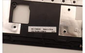 Lenovo 5M11H58818 MECH_ASM KBD CCvr BEL(PMX)FPR UK BK