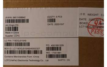 Lenovo 5M11H58842 MECH_ASM KBD CCvr ITA(PMX)FPR UK BK