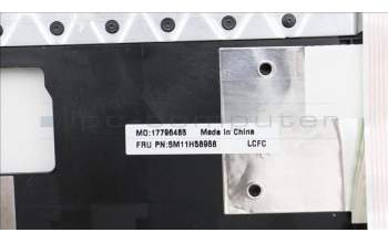 Lenovo 5M11H58968 C-Cover with keyboard,Nordic,Black,Backlight