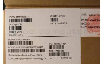 Lenovo 5M11H58977 MECH_ASM KBD CCvr UKE BKL(PMX)UK BK