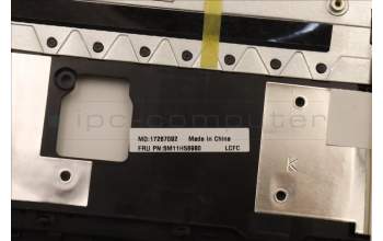 Lenovo 5M11H58980 MECH_ASM KBD CCvr EURO ENG BKL(PMX)US BK