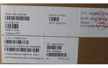 Lenovo 5M11H62194 MECH_ASM 14WUXGA AG MT FHDIR MC LAI/CSOT