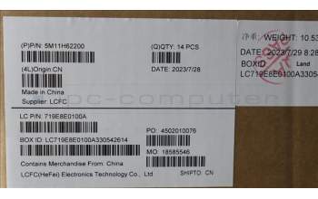 Lenovo 5M11H62200 Lenovo LCD Module,14\",WUXGA,Touch,Anti-Glare,IPS,400nit,100% SRGB