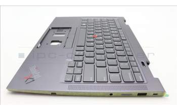 Lenovo 5M11H62243 MECH_ASM BL KB GY FPR ENG SRX