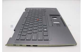 Lenovo 5M11H62288 MECH_ASM BL KB GY FPR IND ENG SRX