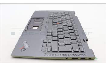 Lenovo 5M11H62392 MECH_ASM BL KB GY FPR WW CZE/SLK SRX