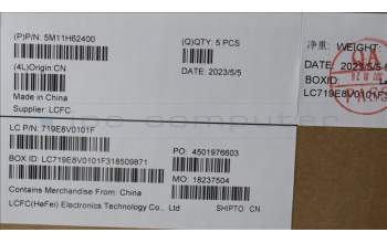 Lenovo 5M11H62400 MECH_ASM BL KB GY FPR WW ENG SRX